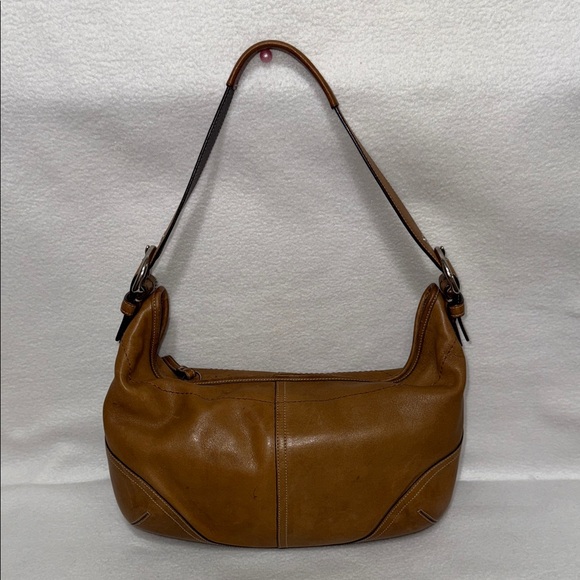 Coach Hobo Brown Leather Shoulder Bag - Picture 1 of 13